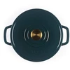 Salter BW13771GR Chester 3.4L Cast Iron Casserole Pot 24 cm Žalias