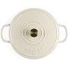 Salter BW13772C Chester 2.8L Shallow Cast Iron Puodas Puodas 30 cm, Kreminis