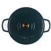 Salter BW13772GR Chester 2.8L Shallow Cast Iron Casserole Pot 30 cm, Žalias