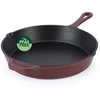 Salter BW13773R 26cm Cast Iron FryPan, Raudona