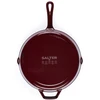 Salter BW13773R 26cm Cast Iron FryPan, Raudona
