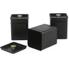 Salter BW14370 Alchemy 3-Piece Canister Set, Juodas