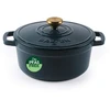 Salter BW14433GR Chester 2L Shallow Cast Iron Puodas Puodas 20 cm, Žalias