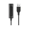 Jack Sandberg 2in1 biuro ausinės lizdas + USB