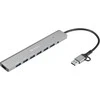 HUB USB Sandberg 136-66 huby i koncentratory USB 3.2 Gen 1 (3.1 Gen 1) Type-A + Type-C 5000 Mbit/s