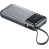 Sandberg 20000 mAh powerbankas su integruotu USB-C laidu, PD 67 W