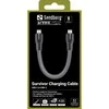Sandberg 441-66 „Survivor“ USB-C kabelis, 0,2 m, 100 W