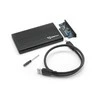 Sbox HDC-2562B 2.5 Išorinis kietasis diskas HDD Case Blackberry Juodas