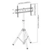 Laikiklis Sbox FST-846 plokščias LED ekranas, pastatomas ant grindų, 37"-70" (35 kg)