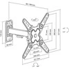 Laikiklis Sbox LCD-221-2 (13-43/20kg/200x200)
