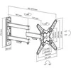 Laikiklis Sbox LCD-223-2 (13-43/20kg/200x200)