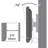 Sbox PLB-3422T pakreipiamas plokščio ekrano LED televizoriaus laikiklis 23"-43" 35kg