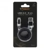 Sbox Technology Sbox IPH7-B USB 2.0 8 Pin juodos spalvos