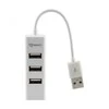 Sbox Technology Sbox H-204W USB 4 Ports HUB Coconut Baltas