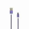 Sbox USB->Micro USB M/M 1m USB-10315U plum violertinės spalvos