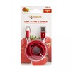 Sbox USB-TYPEC-15R USB->Type C M/M 1.5m Fruity Raudona