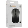 SBOX Belaidė pelė, 4D, 1600 DPI, Rechargeable Baterija, Juodas (WM-602B)