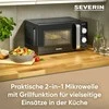 Severin mikrobangų krosnelė Severin MW 7781 mikrobangų krosnelė su griliu