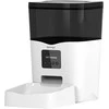 Išmanus maisto dozatorius Sponge Pet Feeder Smart, baltas/juodas