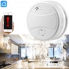 Spring Smart WiFi Photoelectric Smoke Detektor, Baltas