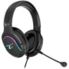 Subsonic Juodos žaidimų ausinės su mikrofonu ir RGB apšvietimu
