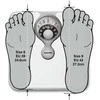 Svarstyklės Salter 484 WHDRFEU16 Magnifying Lens Mechanical Bathroom Scale