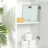 Svarstyklės Salter 9207 WHCFEU12 Compact Glass Electronic Bathroom Scale, Baltas