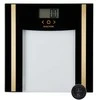 Salter SA00550BGCFAS Glass Analyser Bathroom Scale Juodas/Gold