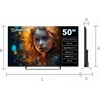 Televizorius Manta MATV002LUV50 50" Smart VIDAA TV LED 4K UHD with S2 DVBT2 H Set-Top Box.265/HEVC BT HDR Wi-Fi