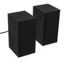 Kompiuterio kolonėlės Tellur Basic 2.0 garsiakalbiai, 6W, USB/Jack, Medinis dėklas, Garso valdymas, Juodas