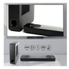 Namų kino sistema Tellur Bluetooth Soundbar 2.1 Hypnos Juodas