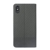 Tellur Carbon juodas atverčiamas dėklas iPhone XS