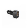 Tellur automobilinis įkroviklis FCC9, 56W, 9A (2XQC 3.0 + PD20W) juodos spalvos