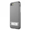 Dėklas „Tellur Cover Premium Kickstand Ultra Shield“, skirtas „iPhone 7“, sidabrinis