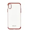 Dėklas Tellur Cover Silicone Electroplated for iPhone X/XS red