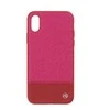 Dėklas Tellur Cover Synthetic Leather Glitter II for iPhone X/XS pink