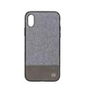 Dėklas Tellur Cover Synthetic Leather Glitter II for iPhone X/XS sidabrinis