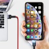 Tellur Data Cable USB to Lightning with LED Light 3A 1.2m Raudona