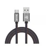 Tellur USB į USB-C duomenų kabelis, 1 m, denim