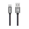 Tellur USB į USB-C duomenų kabelis, 1 m, denim