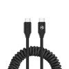 Tellur Extendable USB-C to USB-C Cable PD60W iki 1.8m Juodas