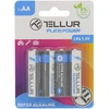Tellur Flexi Power battery, Super Alkaline, AA LR6, 1.5V, 4 pcs/set