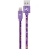 Tellur Graffiti USB to Lightning Cable 3A 1m Violetinė