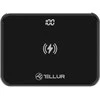 Tellur Graphene PD10000 10000 mAh išorinė baterija su belaidžiu įkrovimu, juoda