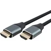 Tellur didelės spartos HDMI 2.0 kabelis, 4K 18Gbps kištukas-kištukas Ethernet auksinis padengtas 3m juodas