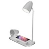 Tellur Nostalgia Wireless Desk Charger, Bluetooth Speaker, Desk Lamp baltas