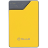 Tellur Geltonas 10 000 mAh power bankas su integruotais USB-C ir Lightning laidais