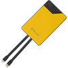 Tellur Geltonas 10 000 mAh power bankas su integruotais USB-C ir Lightning laidais