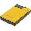 Tellur Geltonas 10 000 mAh power bankas su integruotais USB-C ir Lightning laidais