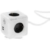 Tellur Power Cube Extended, Power strip 4 Outlets + 2xUSB jungtys, 1.5m cable baltas